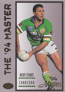 1994 Dynamic NSW Rugby League '94 Masters #1 Ricky Stuart Front